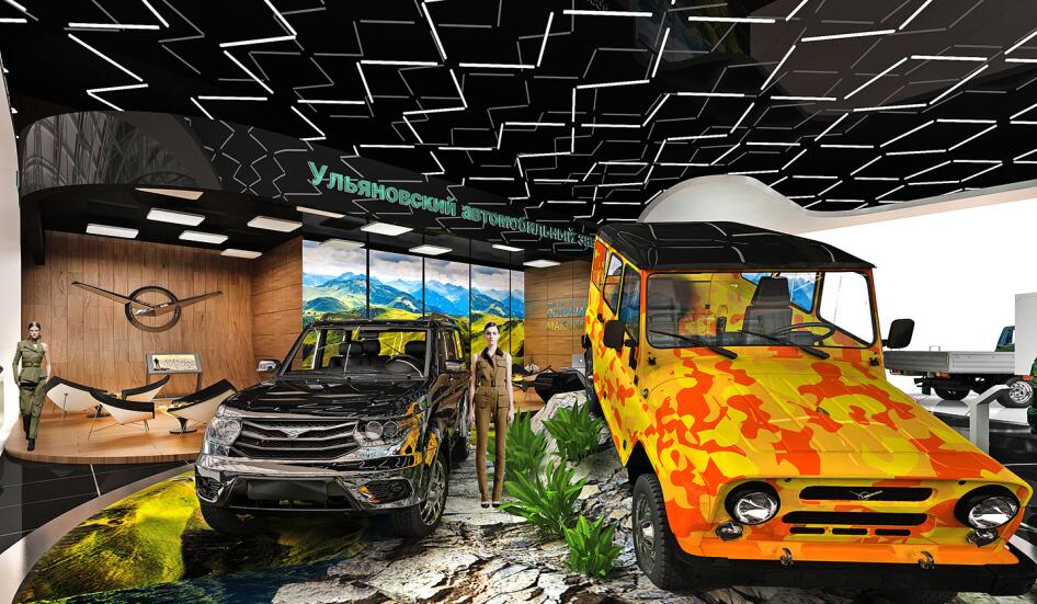 展臺天棚造型設(shè)計(jì)