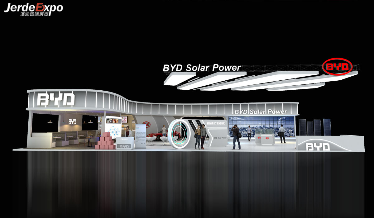 上海光伏能源展臺設(shè)計(jì)效果圖