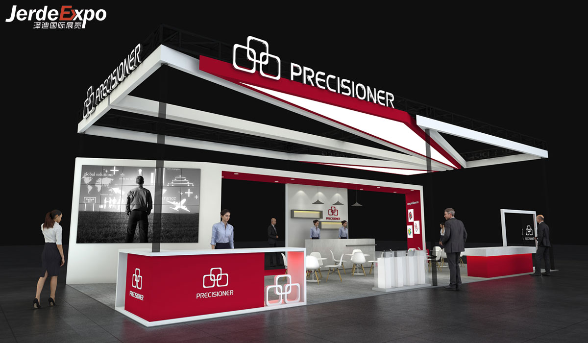 84㎡五金展覽設計效果圖